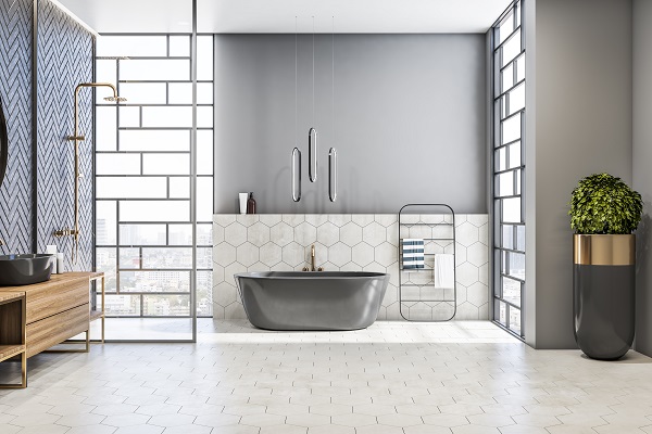 Bagno a Varese appena rifatto in stile moderno.