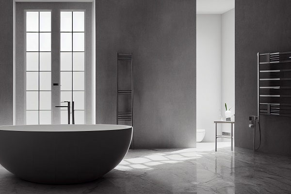 Bagno dal design minimal.