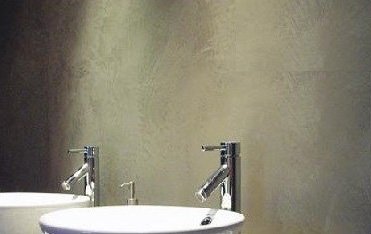Lavabo senza piastrelle in bagno, stile minimalista e moderno Gallarate.